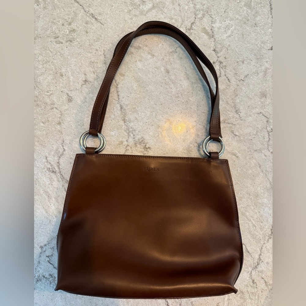 Furla brown shoulder bag